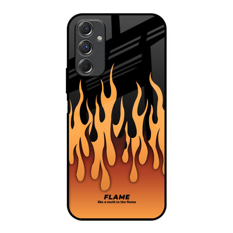 Fire Flame Samsung Galaxy F34 5G Glass Back Cover Online