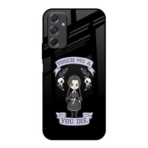Touch Me & You Die Samsung Galaxy F34 5G Glass Back Cover Online