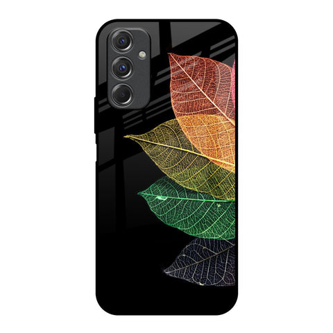 Colorful Leaves Samsung Galaxy F34 5G Glass Back Cover Online
