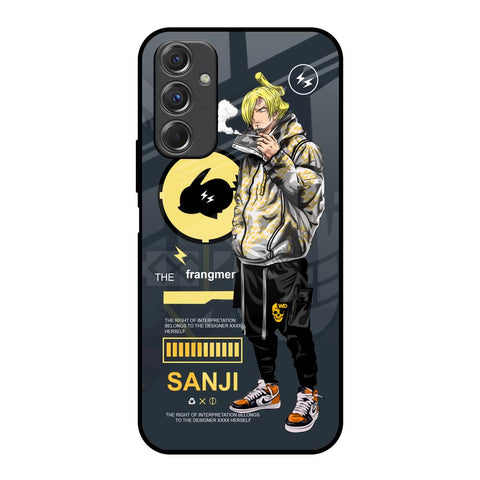 Cool Sanji Samsung Galaxy F34 5G Glass Back Cover Online