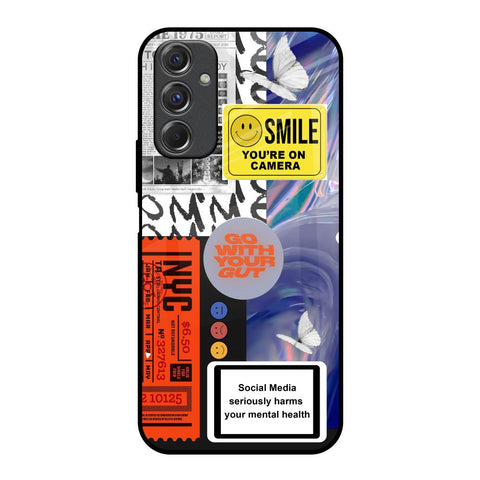 Smile for Camera Samsung Galaxy F34 5G Glass Back Cover Online
