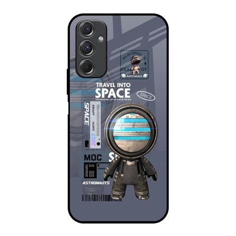 Space Travel Samsung Galaxy F34 5G Glass Back Cover Online