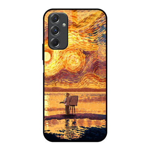 Sunset Vincent Samsung Galaxy F34 5G Glass Back Cover Online