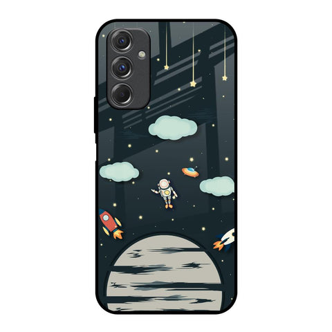 Astronaut Dream Samsung Galaxy F34 5G Glass Back Cover Online