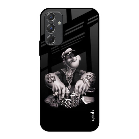 Gambling Problem Samsung Galaxy F34 5G Glass Back Cover Online