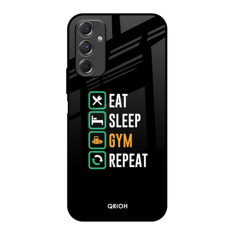 Daily Routine Samsung Galaxy F34 5G Glass Back Cover Online
