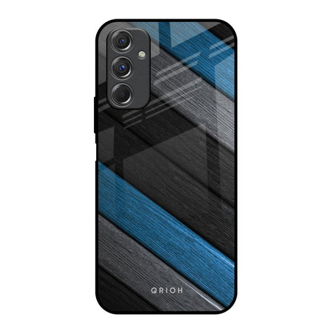 Multicolor Wooden Effect Samsung Galaxy F34 5G Glass Back Cover Online