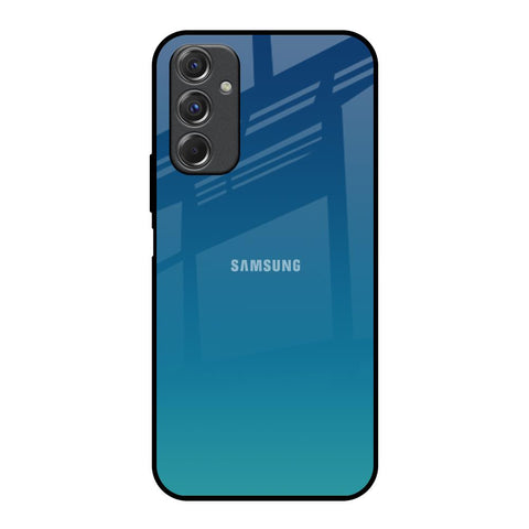 Celestial Blue Samsung Galaxy F34 5G Glass Back Cover Online