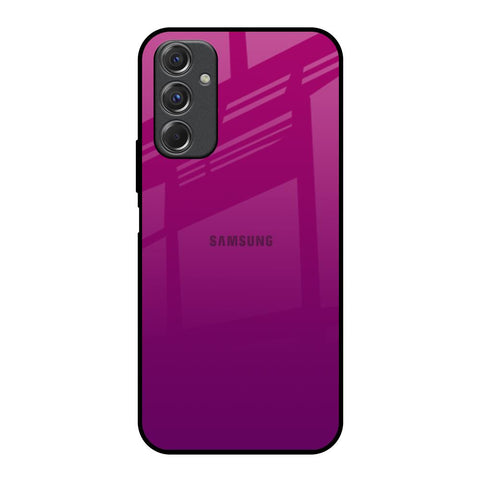 Magenta Gradient Samsung Galaxy F34 5G Glass Back Cover Online