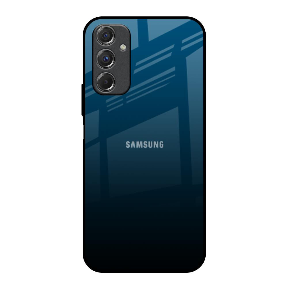 Sailor Blue Samsung Galaxy F34 5G Glass Back Cover Online
