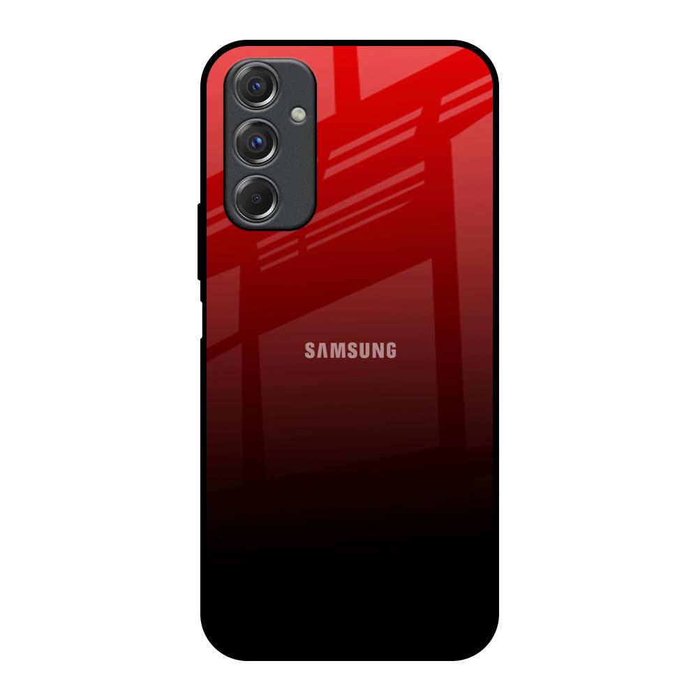 Maroon Faded Samsung Galaxy F34 5G Glass Back Cover Online