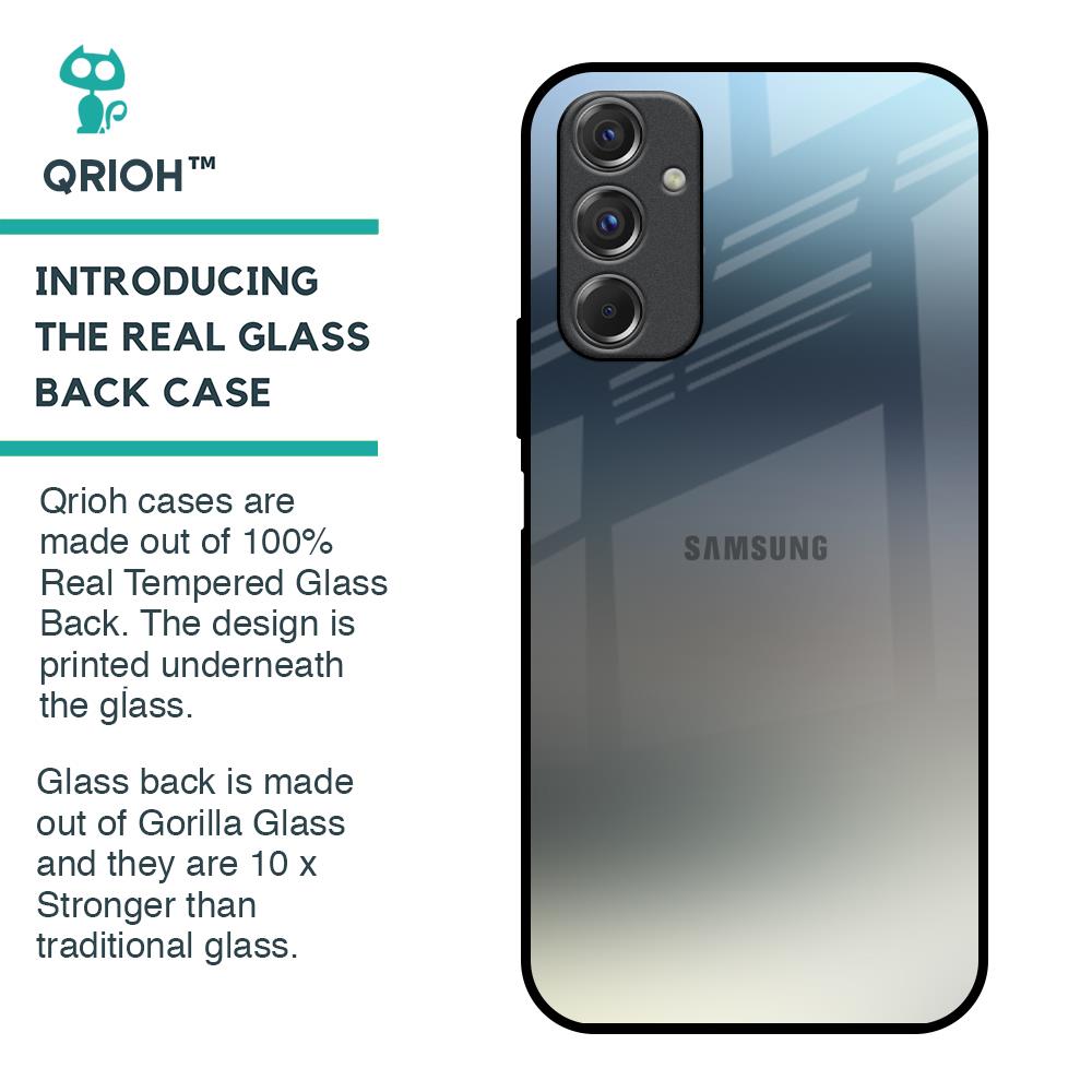 Tricolor Ombre Glass Case for Samsung Galaxy F34 5G