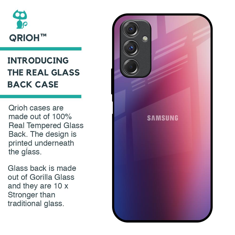 Multi Shaded Gradient Glass Case for Samsung Galaxy F34 5G
