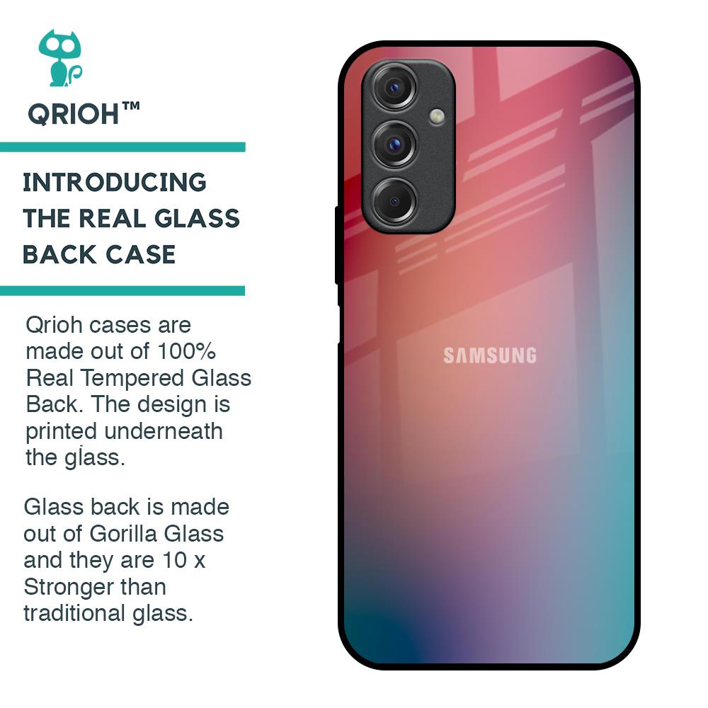 Dusty Multi Gradient Glass Case for Samsung Galaxy F34 5G