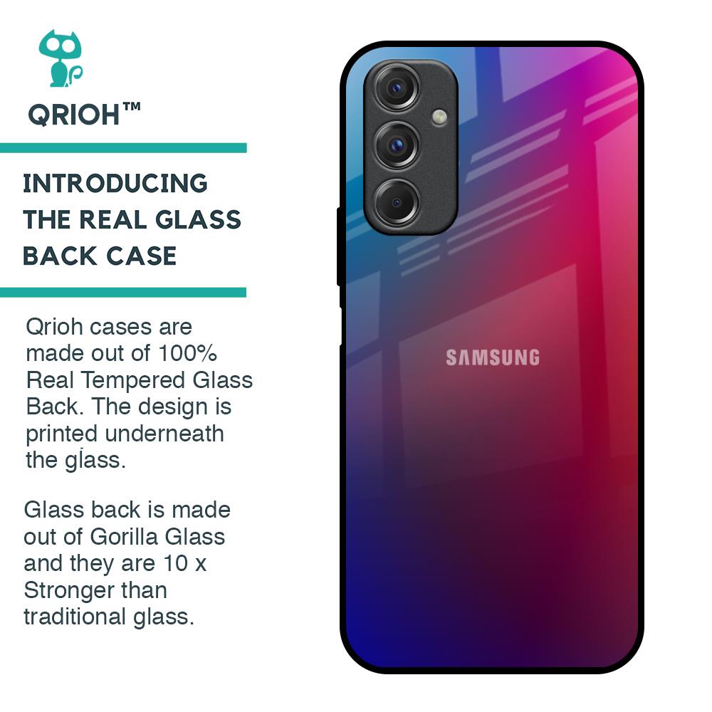 Magical Color Shade Glass Case for Samsung Galaxy F34 5G