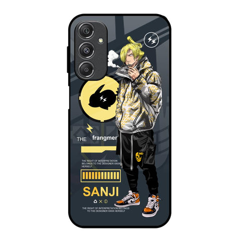 Cool Sanji Samsung Galaxy M34 5G Glass Back Cover Online