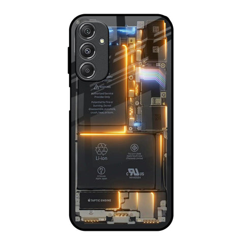 Glow Up Skeleton Samsung Galaxy M34 5G Glass Back Cover Online