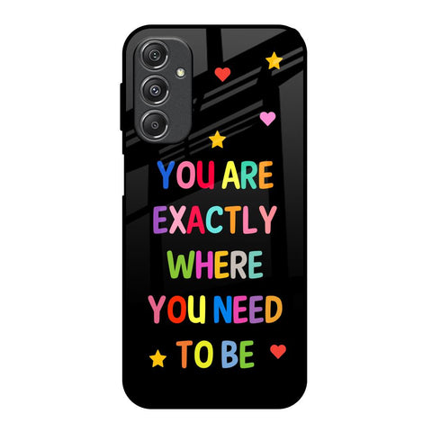 Magical Words Samsung Galaxy M34 5G Glass Back Cover Online