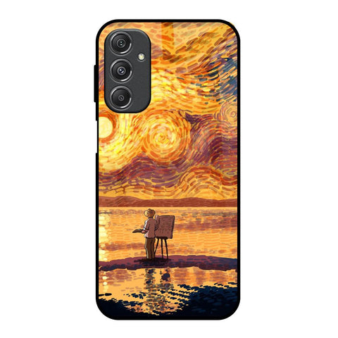 Sunset Vincent Samsung Galaxy M34 5G Glass Back Cover Online