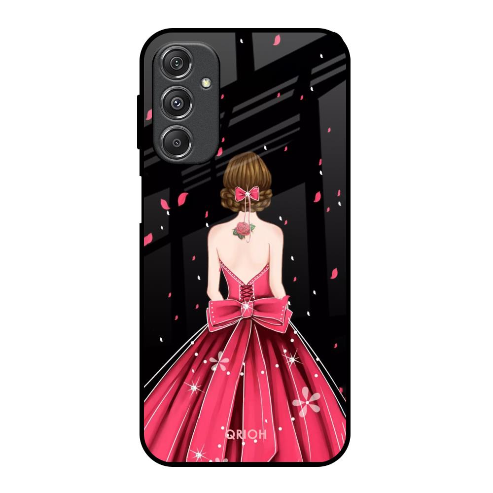 Fashion Princess Samsung Galaxy M34 5G Glass Back Cover Online