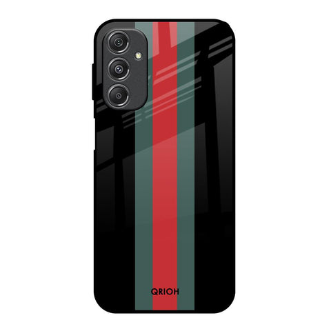 Vertical Stripes Samsung Galaxy M34 5G Glass Back Cover Online
