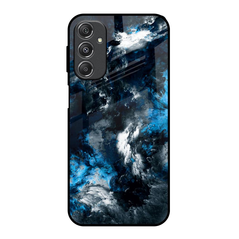 Cloudy Dust Samsung Galaxy M34 5G Glass Back Cover Online