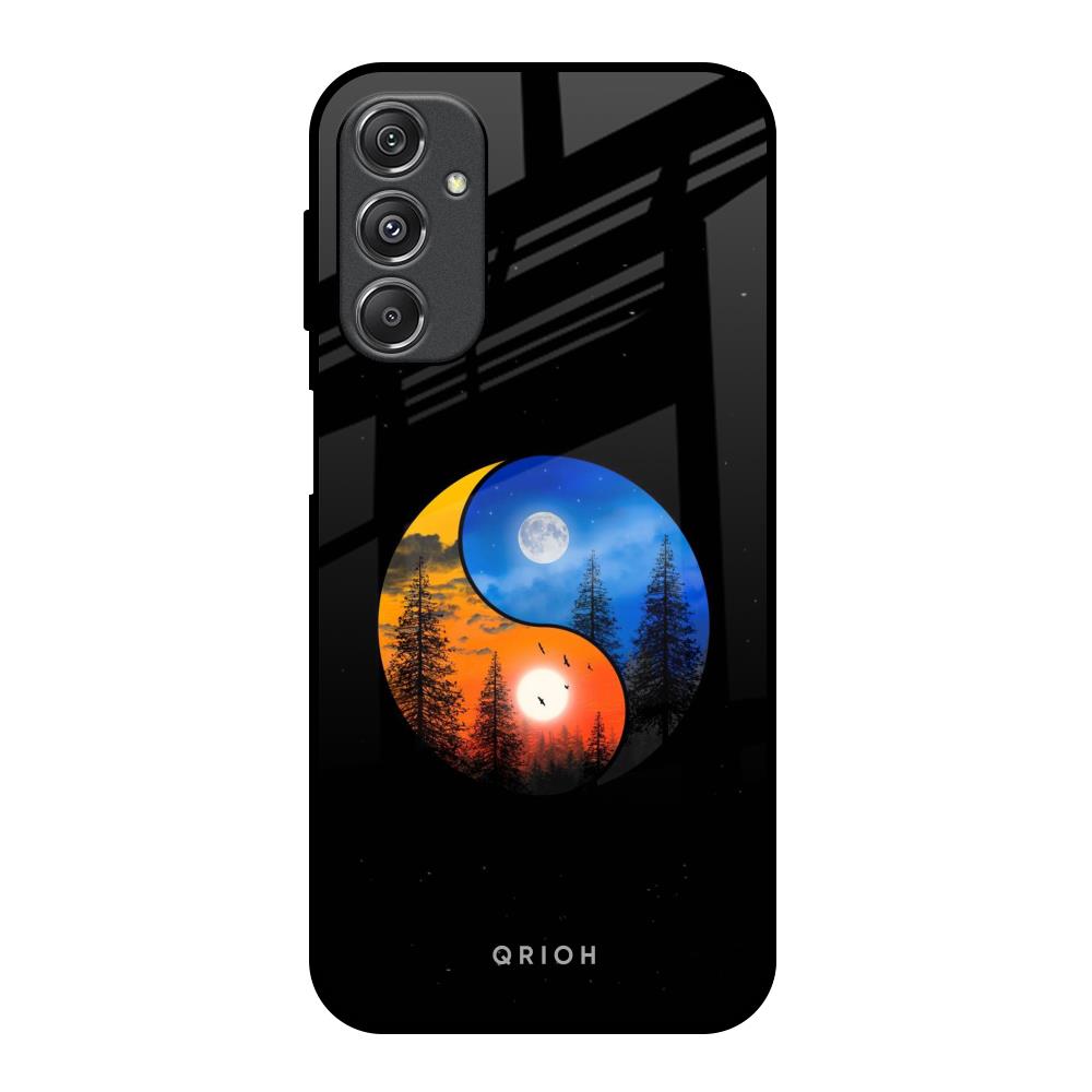 Yin Yang Balance Samsung Galaxy M34 5G Glass Back Cover Online