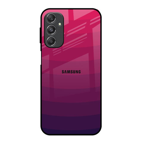 Wavy Pink Pattern Samsung Galaxy M34 5G Glass Back Cover Online