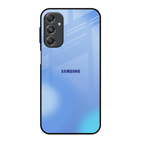 Vibrant Blue Texture Samsung Galaxy M34 5G Glass Back Cover Online