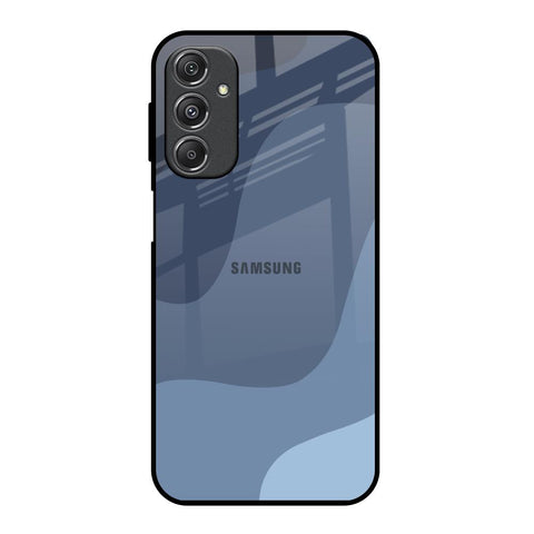 Navy Blue Ombre Samsung Galaxy M34 5G Glass Back Cover Online