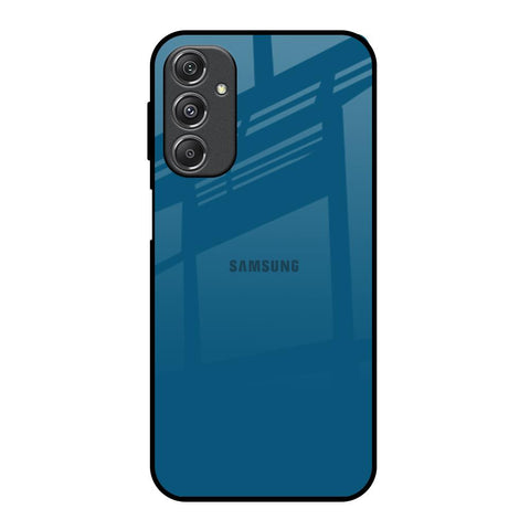 Cobalt Blue Samsung Galaxy M34 5G Glass Back Cover Online