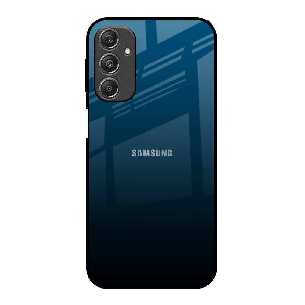 Sailor Blue Samsung Galaxy M34 5G Glass Back Cover Online