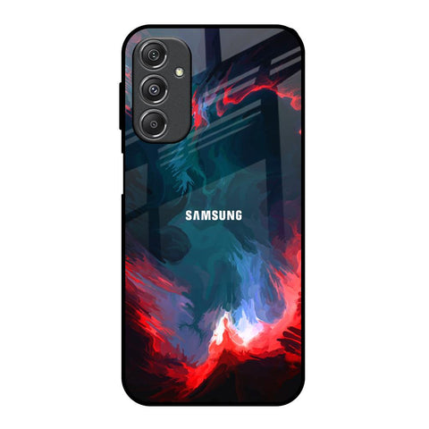 Brush Art Samsung Galaxy M34 5G Glass Back Cover Online