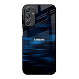 Blue Rough Abstract Samsung Galaxy M34 5G Glass Back Cover Online