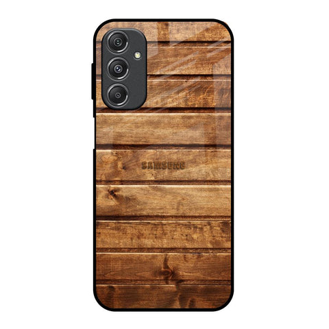 Wooden Planks Samsung Galaxy M34 5G Glass Back Cover Online