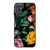 Flowers & Butterfly Samsung Galaxy M34 5G Glass Back Cover Online