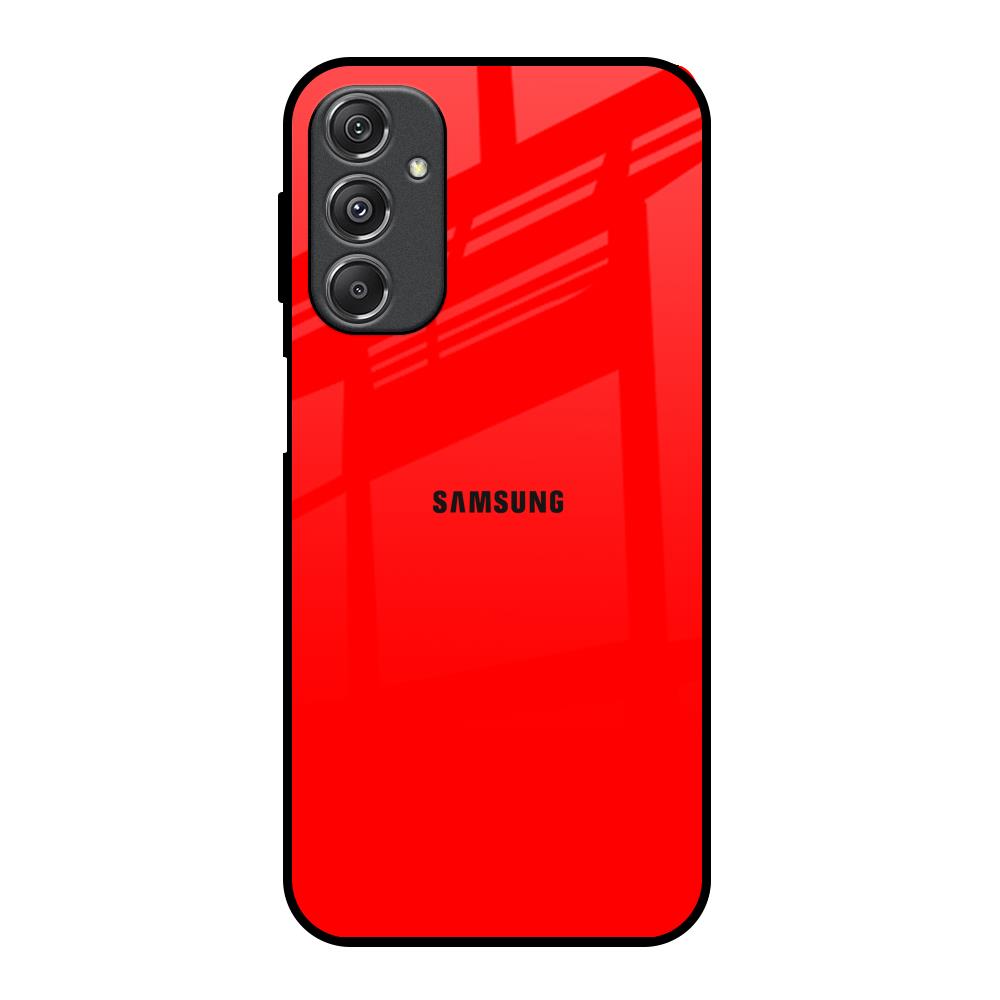 Blood Red Samsung Galaxy M34 5G Glass Back Cover Online