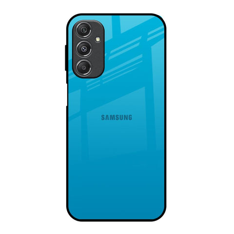 Blue Aqua Samsung Galaxy M34 5G Glass Back Cover Online