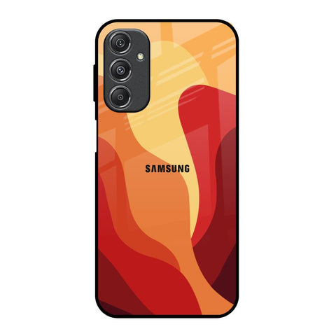 Magma Color Pattern Samsung Galaxy M34 5G Glass Back Cover Online