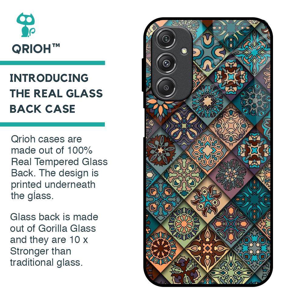 Retro Art Glass Case for Samsung Galaxy M34 5G