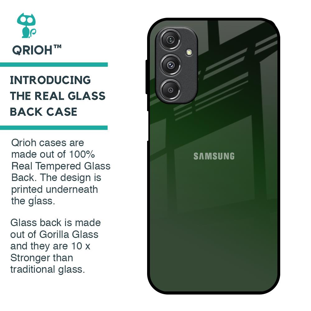 Deep Forest Glass Case for Samsung Galaxy M34 5G