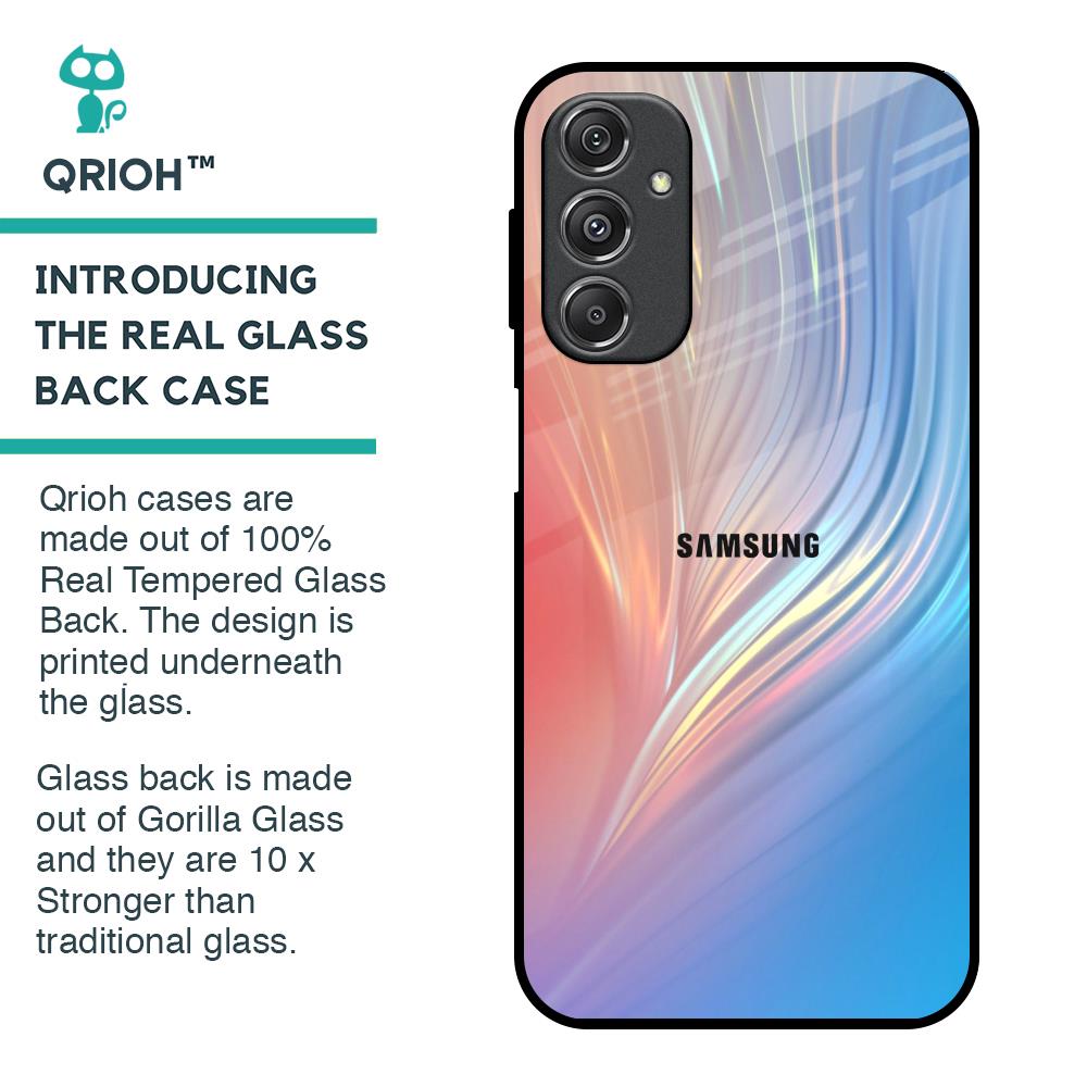 Mystic Aurora Glass Case for Samsung Galaxy M34 5G