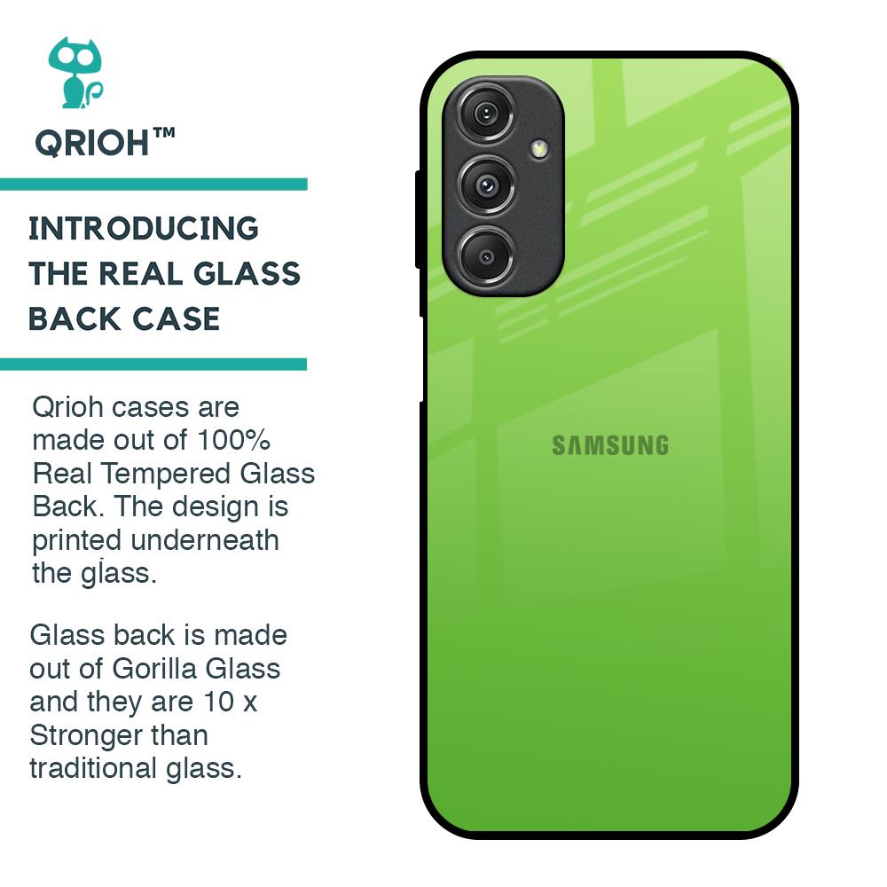 Paradise Green Glass Case For Samsung Galaxy M34 5G