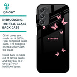 Fly Butterfly Glass Case for Samsung Galaxy M34 5G