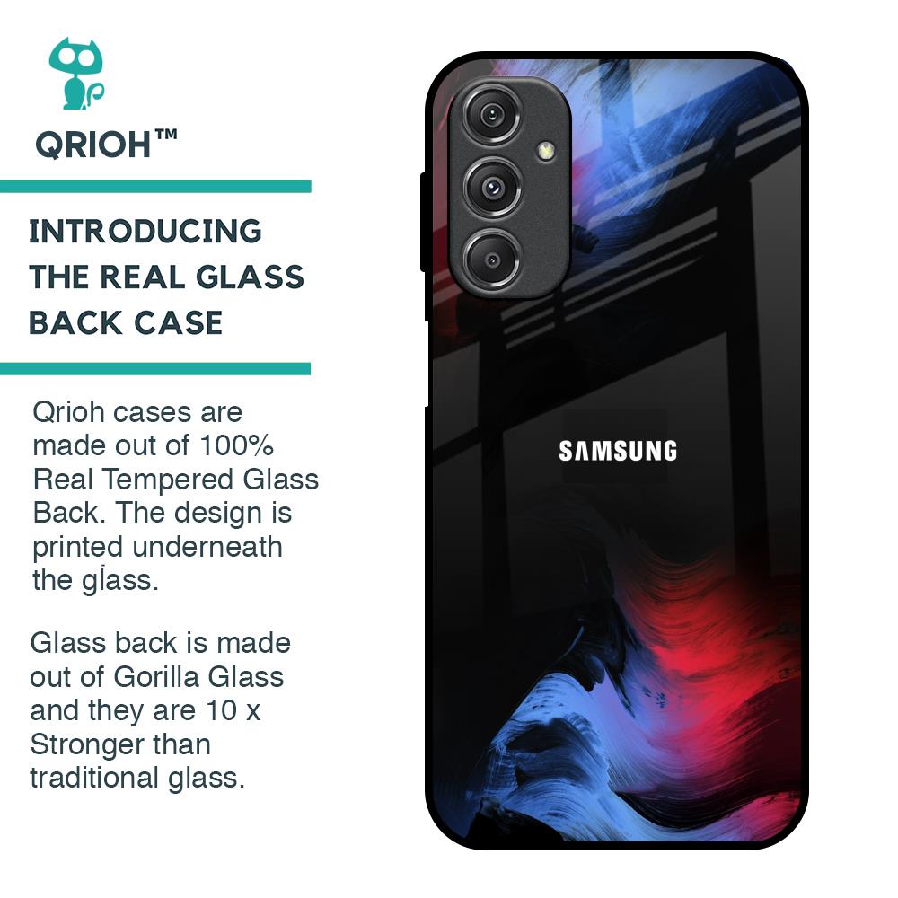 Fine Art Wave Glass Case for Samsung Galaxy M34 5G