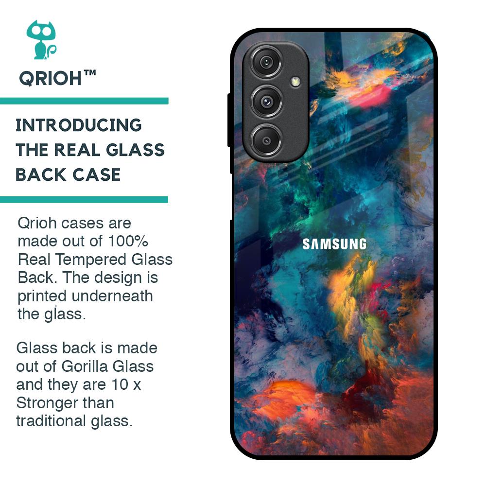Colored Storm Glass Case for Samsung Galaxy M34 5G