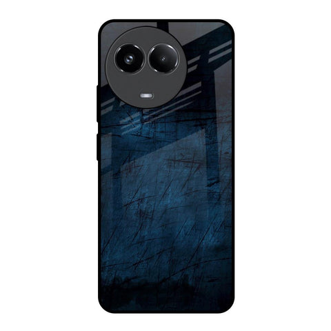 Dark Blue Grunge Realme 11 5G Glass Back Cover Online