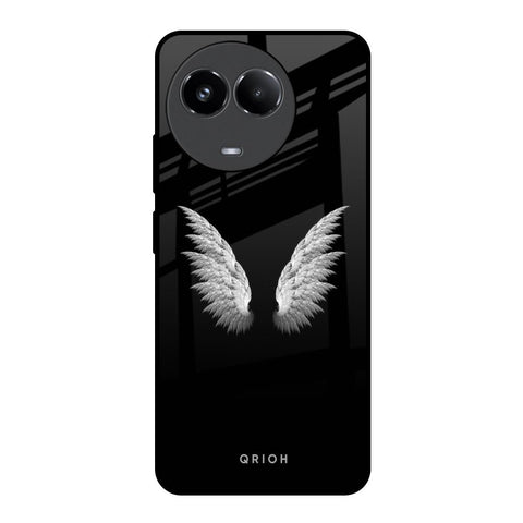White Angel Wings Realme 11 5G Glass Back Cover Online
