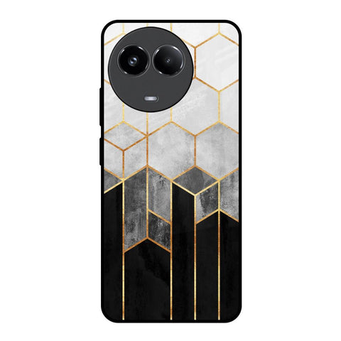 Tricolor Pattern Realme 11 5G Glass Back Cover Online