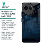 Dark Blue Grunge Glass Case for Realme 11 5G